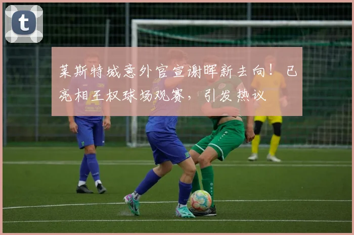 莱斯特城意外官宣谢晖新去向!已亮相王权球场观赛,引发热议