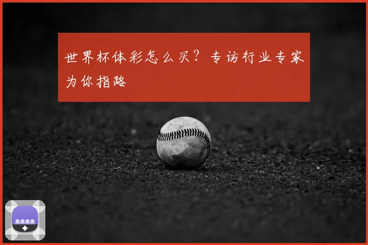 世界杯体彩怎么买?专访行业专家为你指路