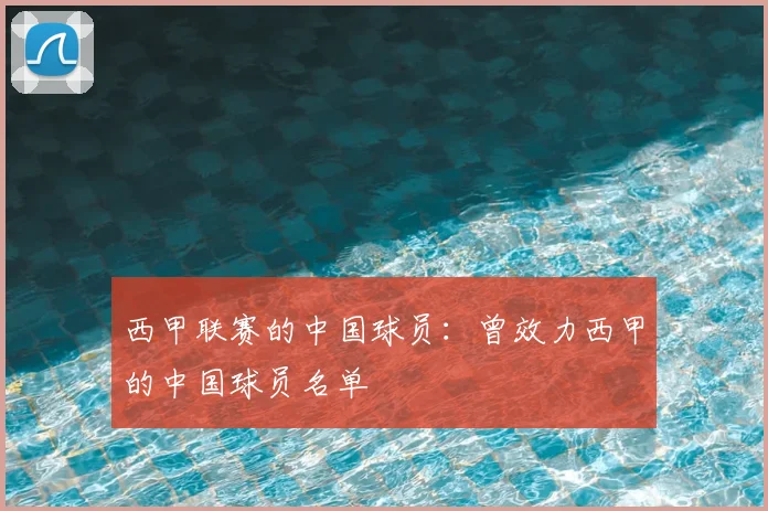 西甲联赛的中国球员：曾效力西甲的中国球员名单