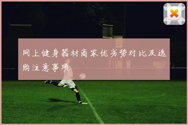 网上健身器材商家优劣势对比及选购注意事项