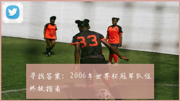 寻找答案：2006年世界杯冠军队伍终极指南
